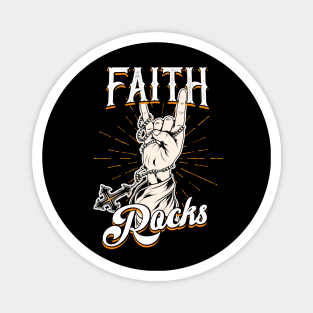 Faith Rocks Magnet